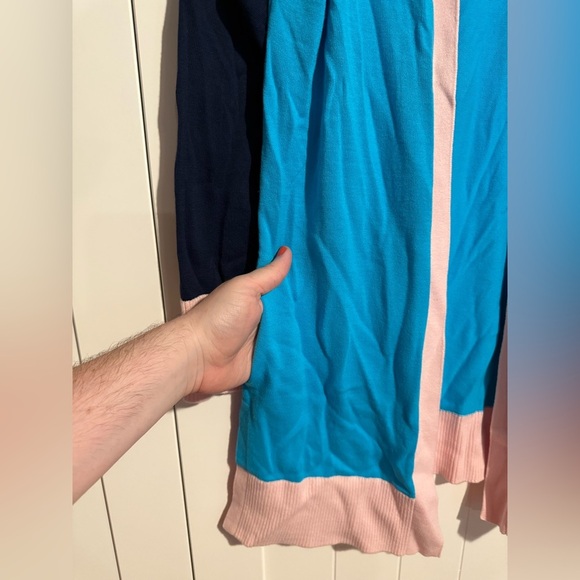 Women's Fine Gauge Cotton Long Open Cardigan Sweater - Picture 4 of 6